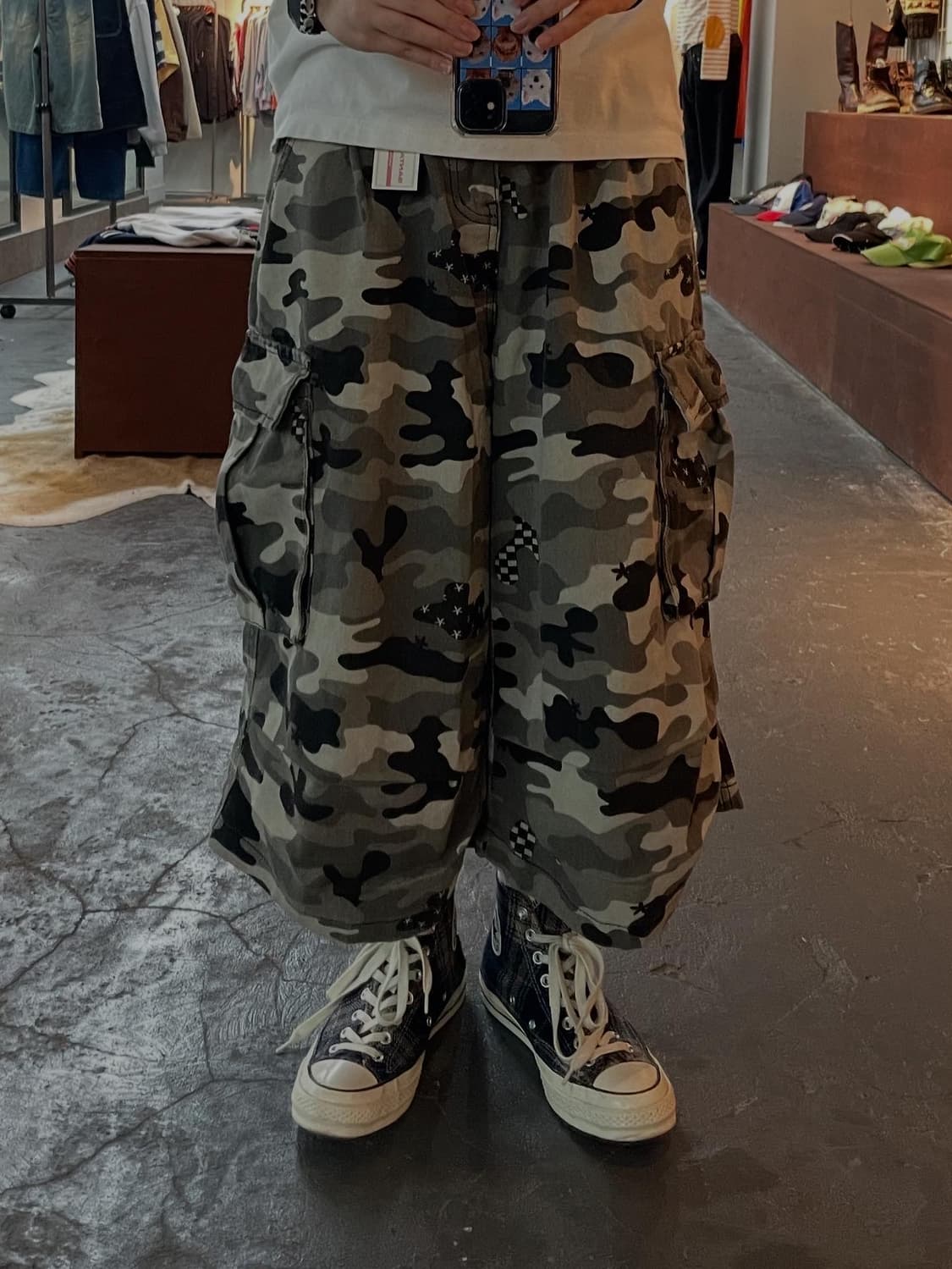 빈티지 밀리터리 카고 바지 H78 상품이미지2