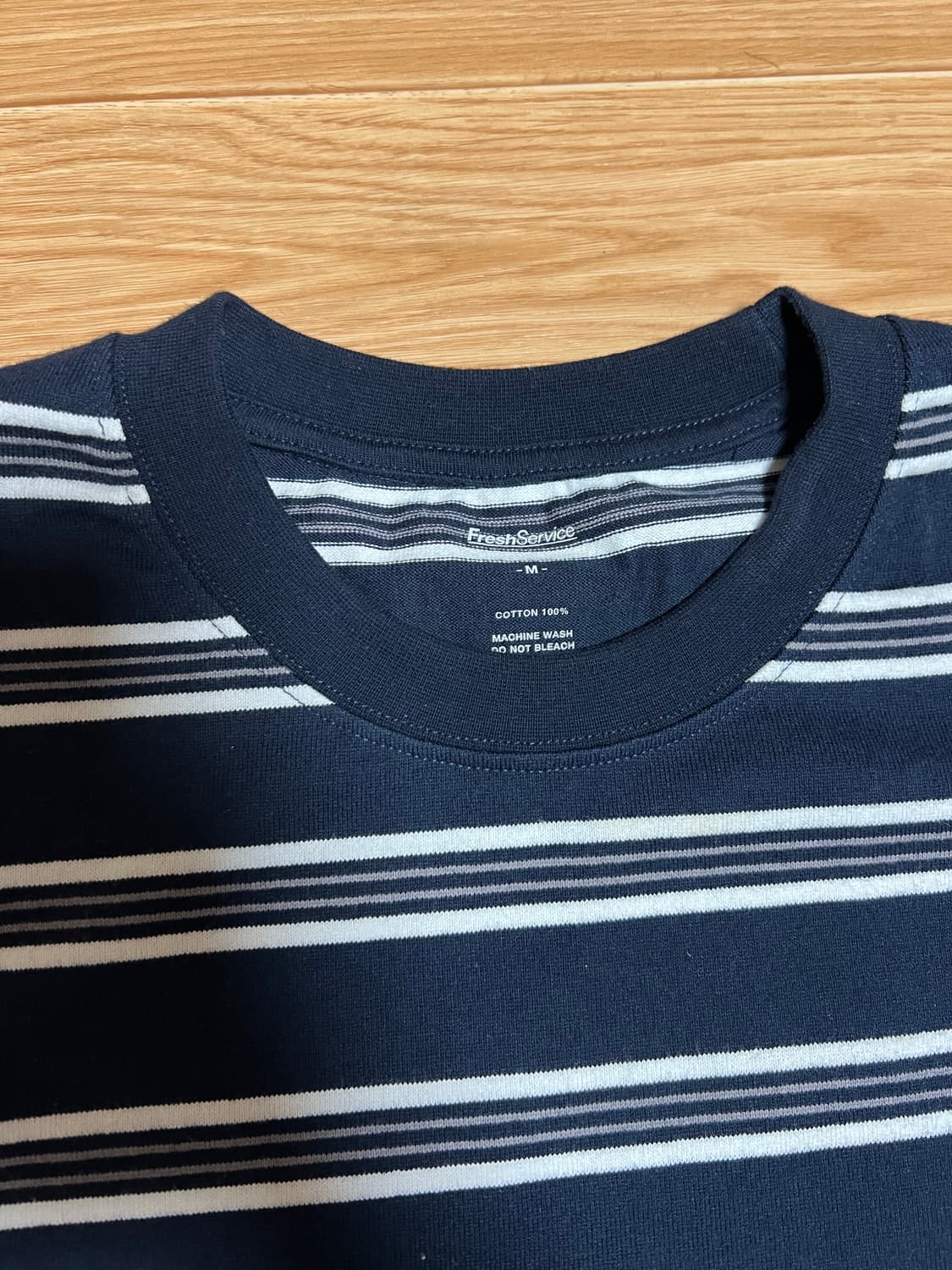 프레쉬서비스 멀티 보더티 네이비 M 상품이미지3