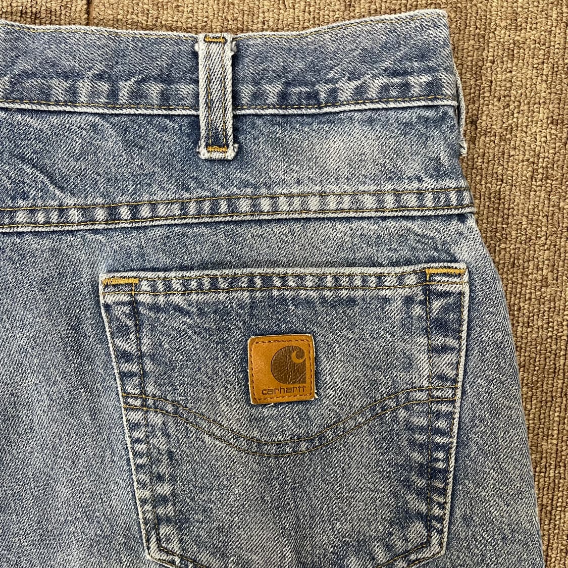  (38) Carhartt 칼하트 컷오프 데님 반바지  상품이미지6