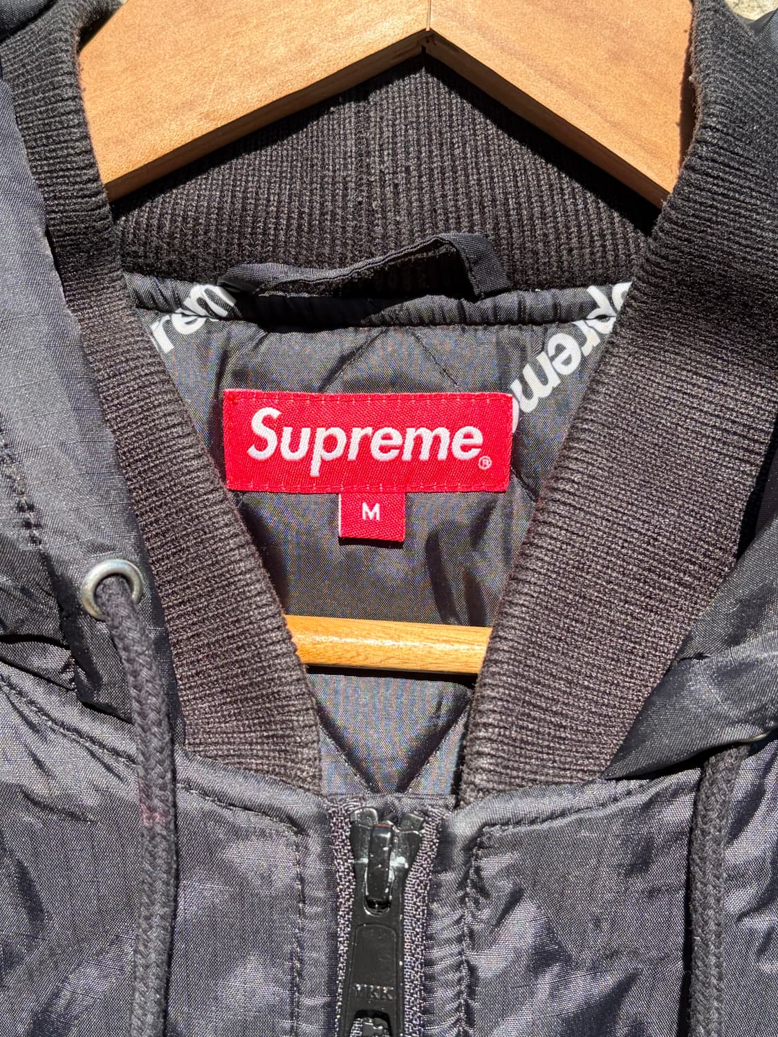 15fw 슈프림 투톤 사이드라인 패딩 자켓 상품이미지4