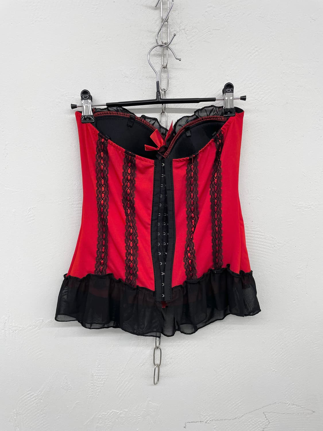 발렌타인 레이스 리본 코르셋 상품이미지6