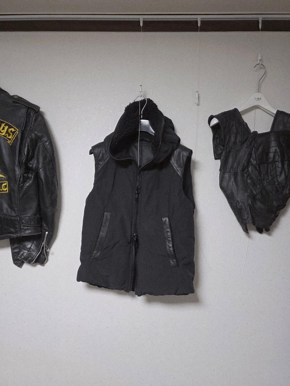 Attachment sheep skin padded vest 상품이미지1