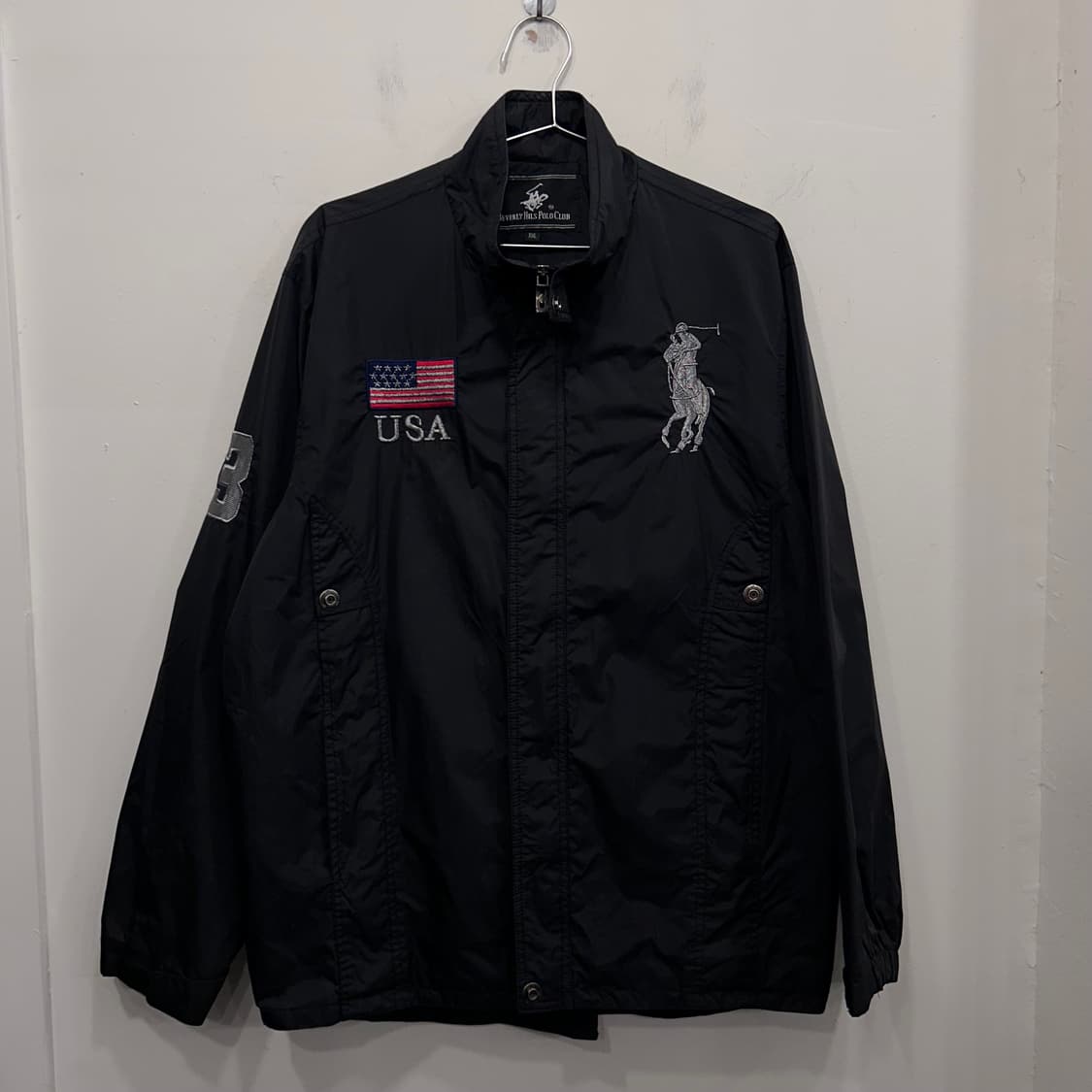 베버리힐스폴로클럽 USA 자수로고 바람막이 상품이미지2