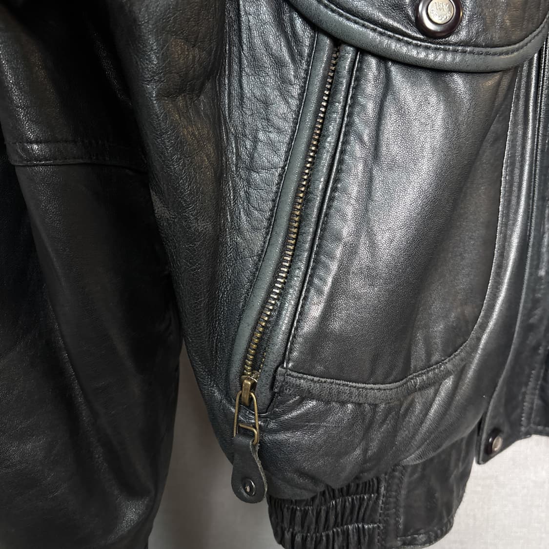 램스킨 봄버자켓 상품이미지5