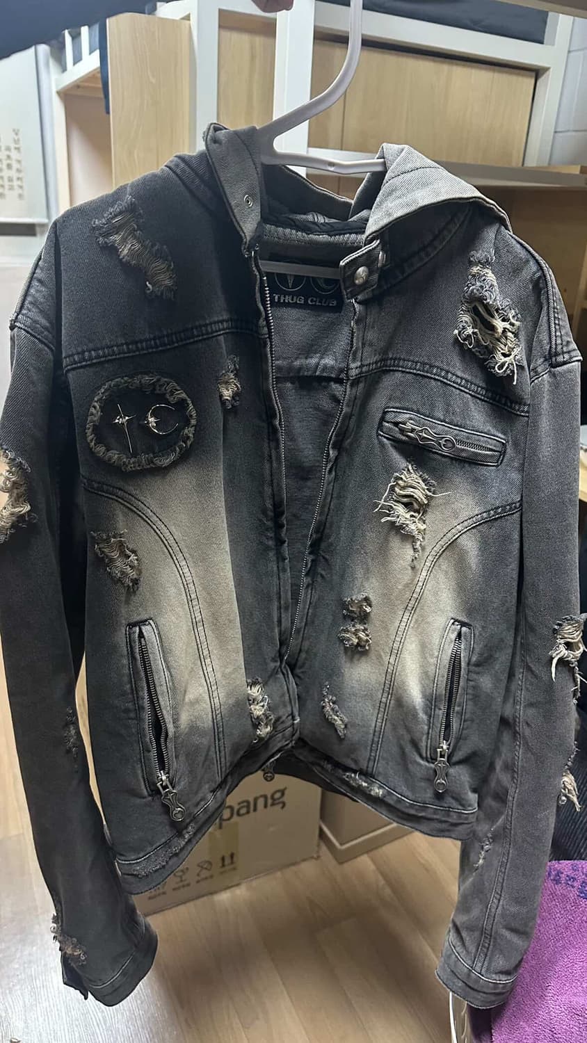 떠그클럽 후드집업 상품이미지2