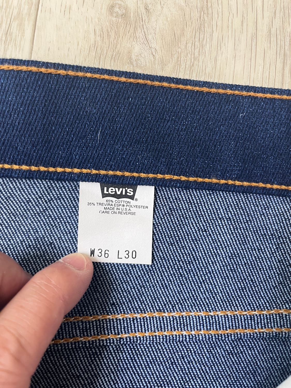 리바이스 levis 90s 517 부츠컷 리지드 오렌지탭 36X30 상품이미지8