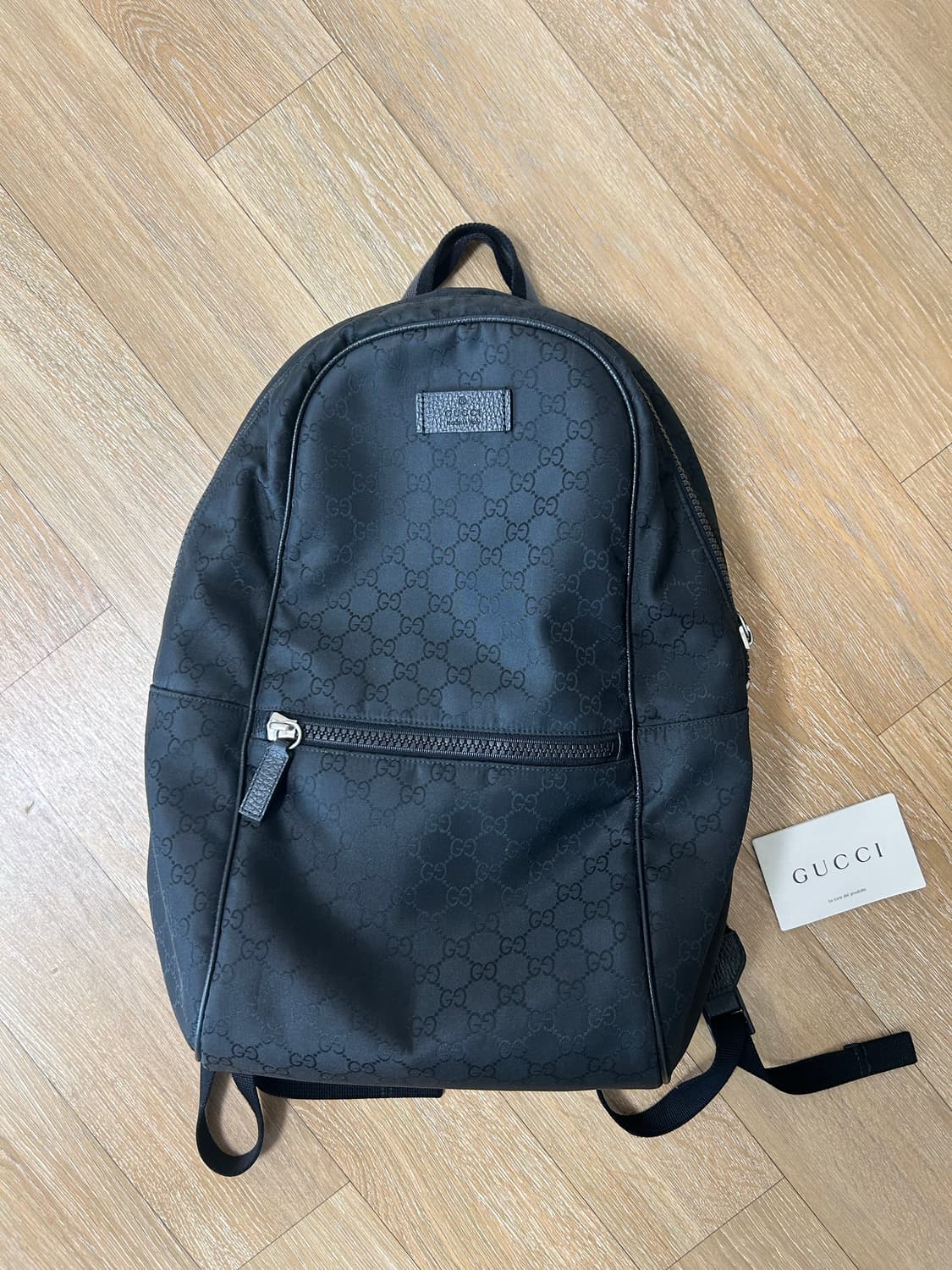 구찌 GG로고 시마 패브릭 백팩 상품이미지2