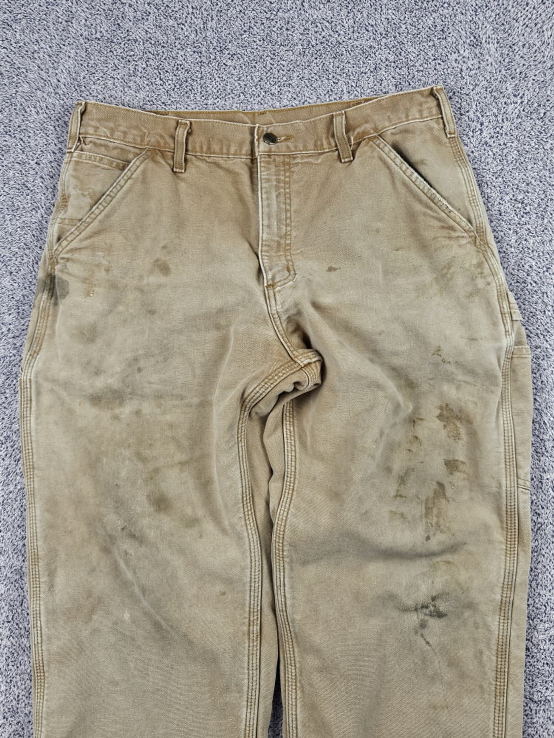 칼하트 헤비 플란넬 캔버스 카펜터 팬츠 ( 34 X 30 )/ 10050 상품이미지5