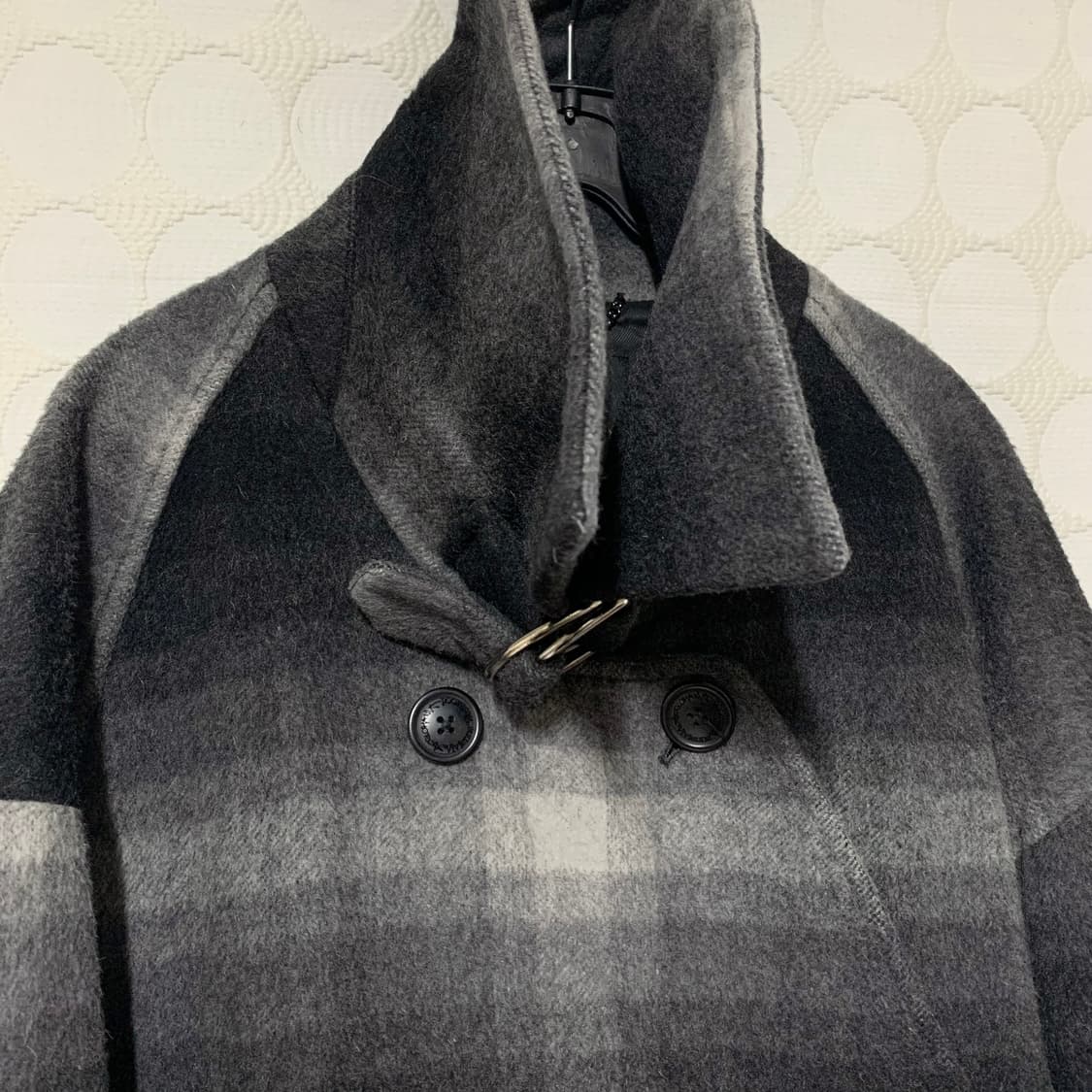 vivienne westwood 울 그라데이션 체크 코트 상품이미지8