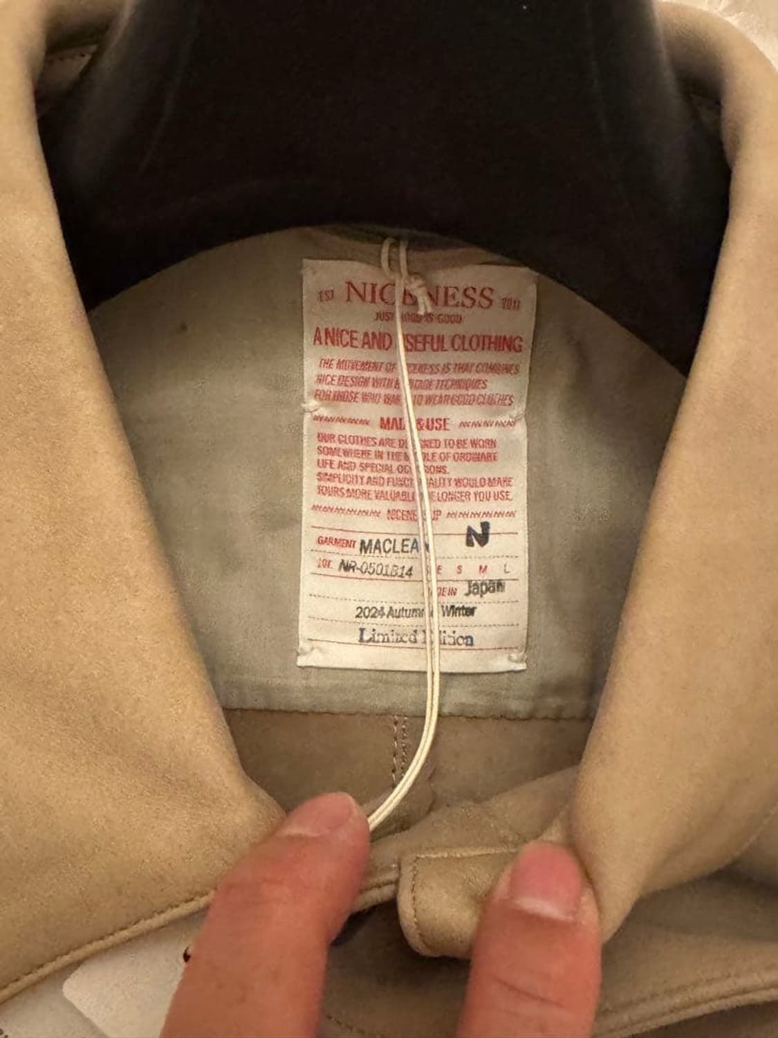 MACLEAN TRUCKER - LAMB LEATHER (Limited) 상품이미지3