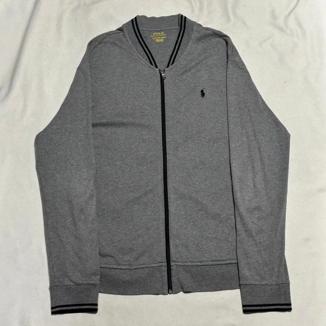 폴로랄프로렌 그레이 코튼 집업 자켓 상품이미지2