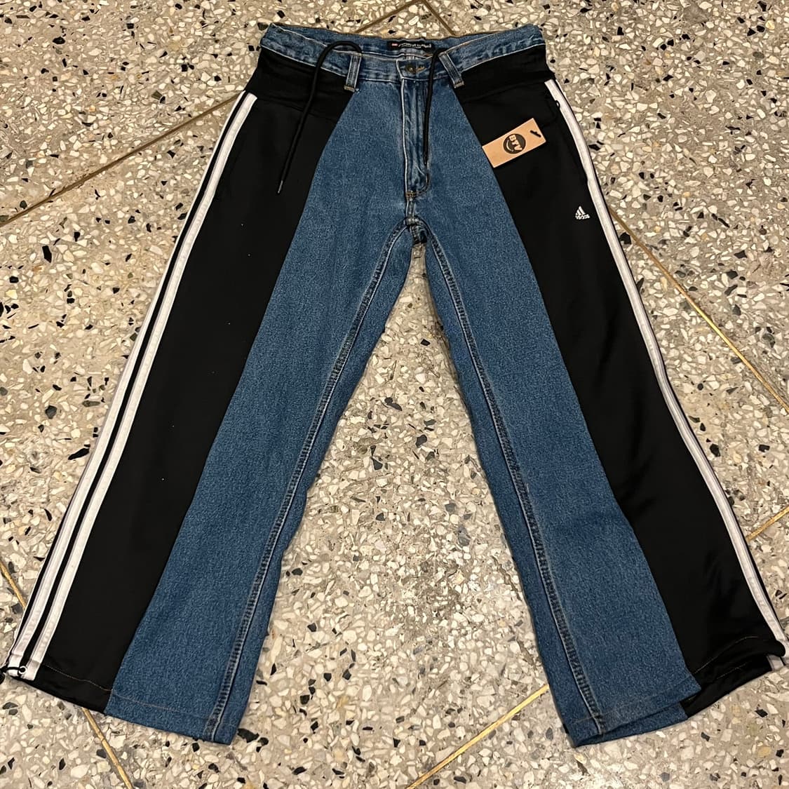 Adidas 아디다스 커스텀 데님 조거 팬츠  상품이미지6