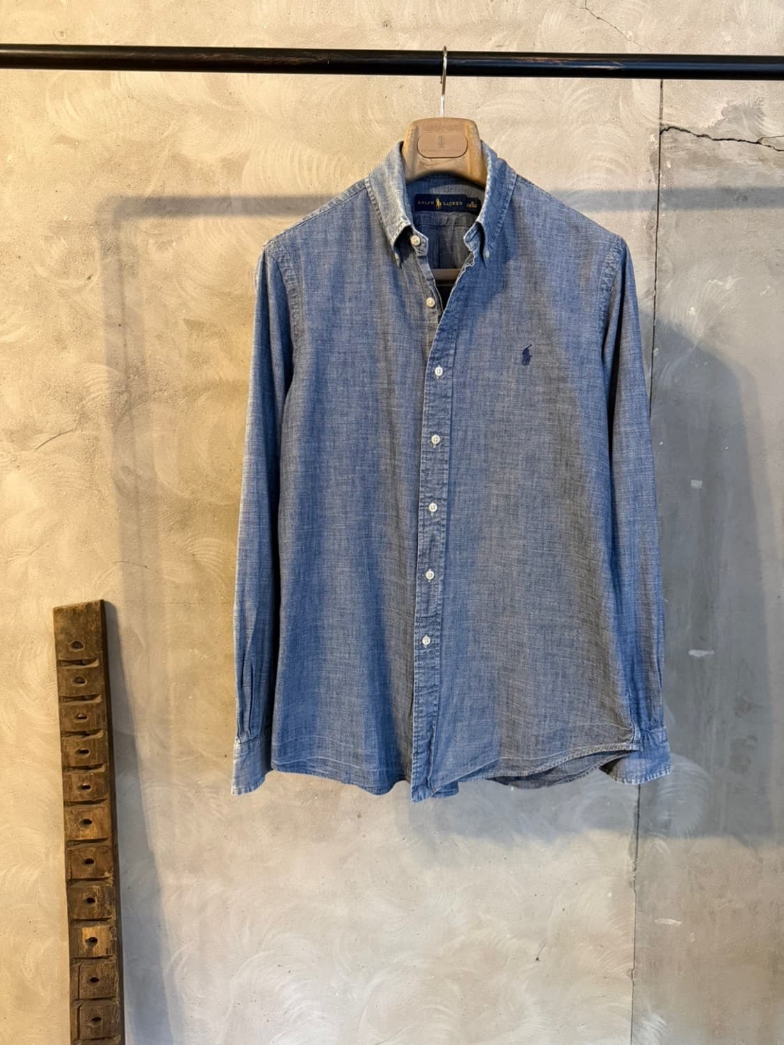 폴로 랄프로렌 샴브레이 버튼다운 셔츠 100 상품이미지3