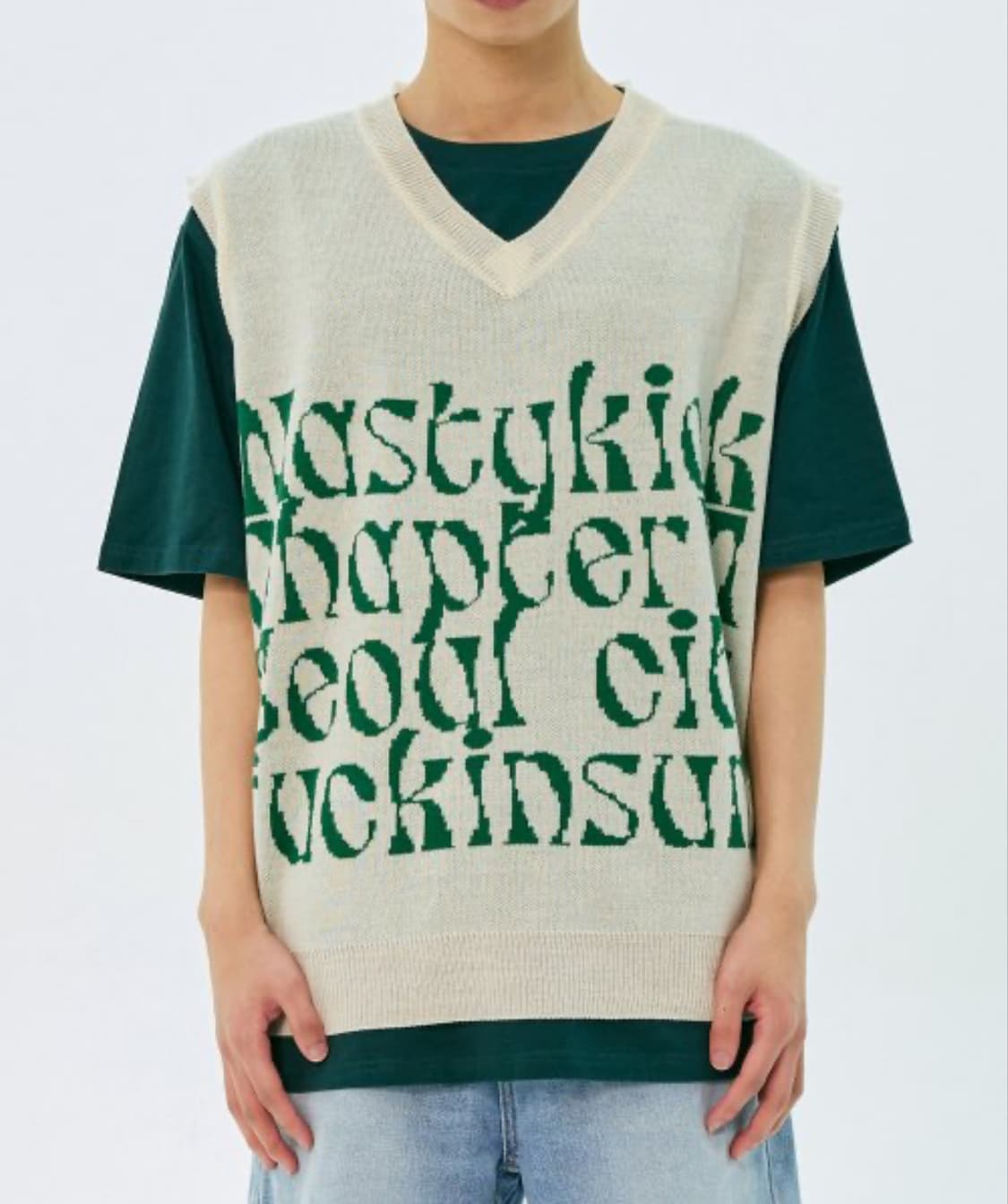 nastykick kinsum knit vest 상품이미지5