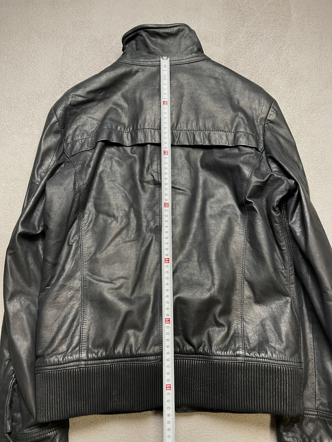 [100] 지오지아 하이넥 레더자켓 - 양가죽자켓 상품이미지6