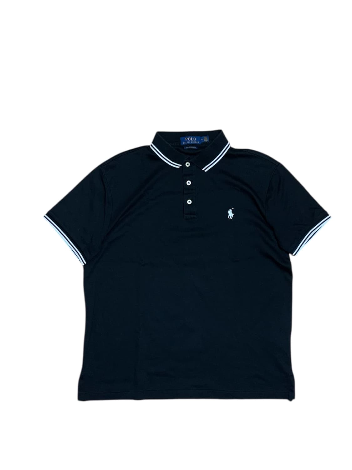 폴로 랄프로렌 화이트포니 카라 반팔티셔츠 상품이미지2