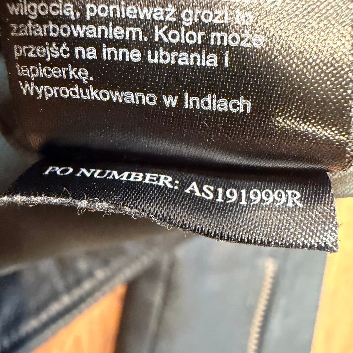 올세인츠 램스킨 발펀 바이커 자켓  상품이미지6