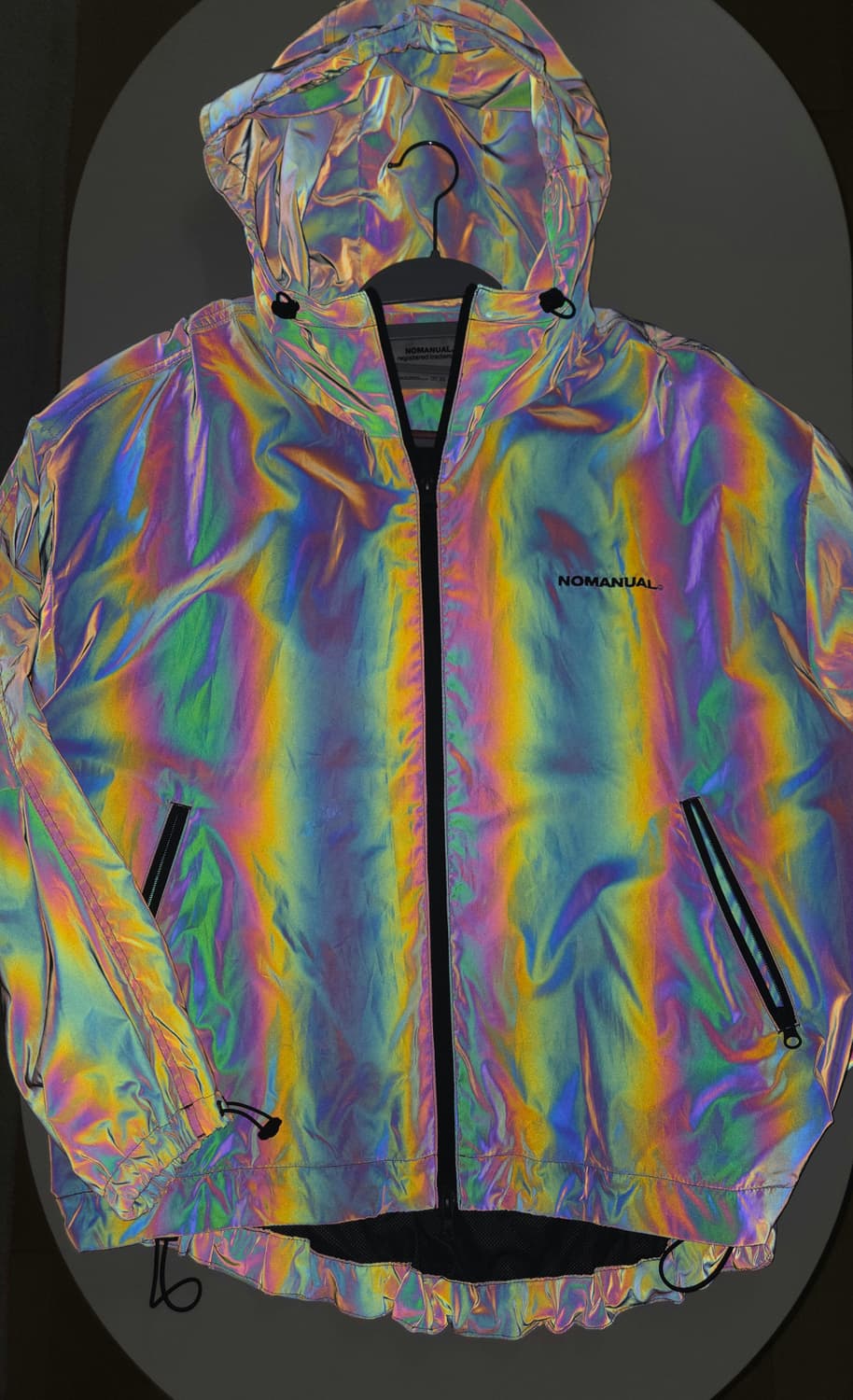 노매뉴얼 바람막이 리플렉티브 L 상품이미지6