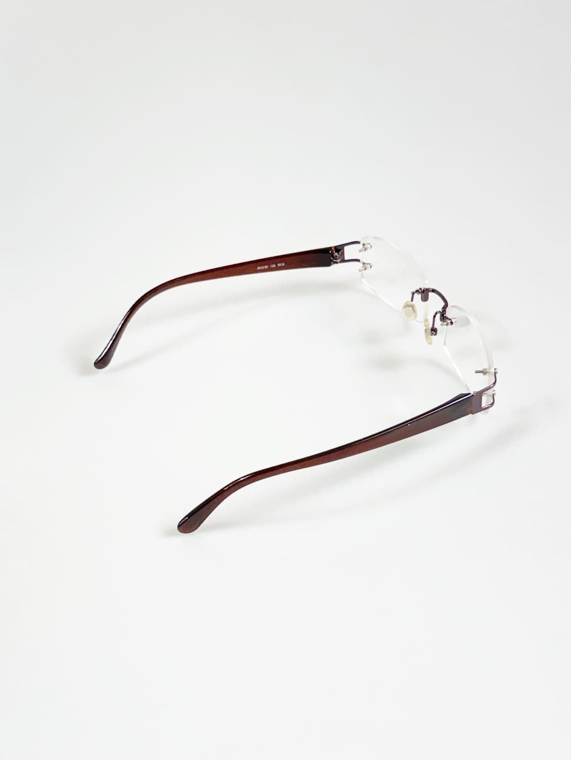 DARK 무테 스퀘어 메탈 프레임 빈티지 안경 상품이미지4