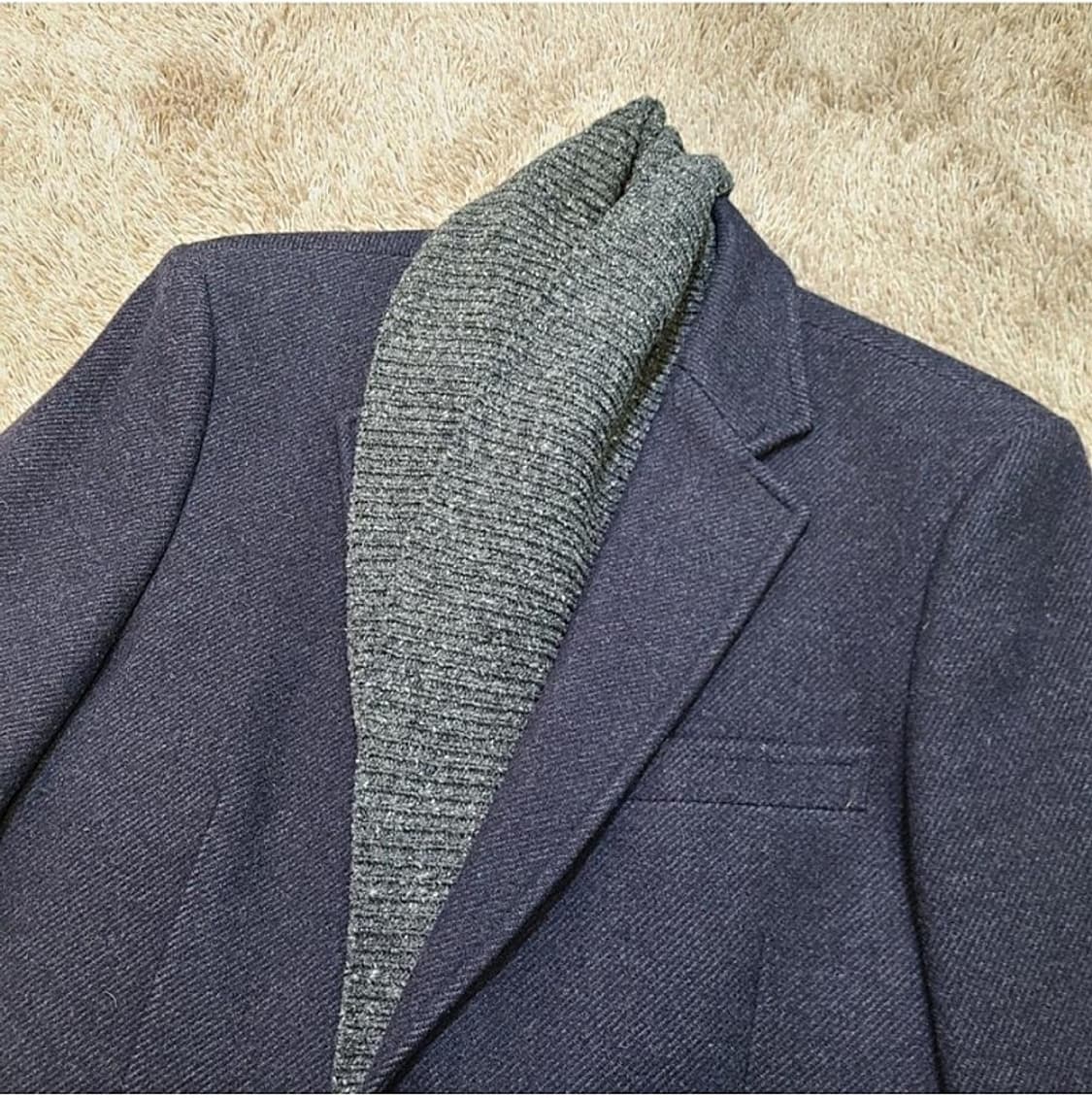 지이크 카라 분리형 코트 상품이미지3