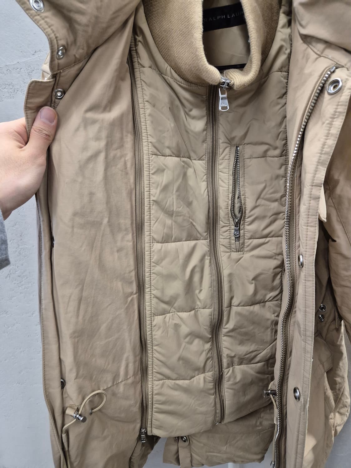 폴로 랄프로렌 베이지 필드 자켓 S 상품이미지7