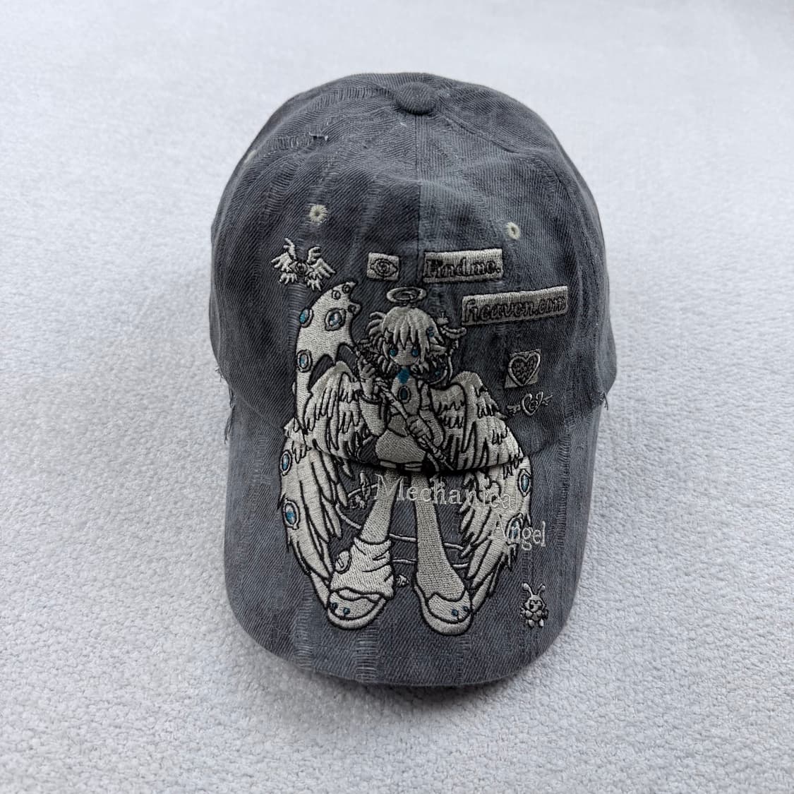 유쓰배쓰 YB X Oliwa Ball Cap_CHARCOAL 상품이미지3