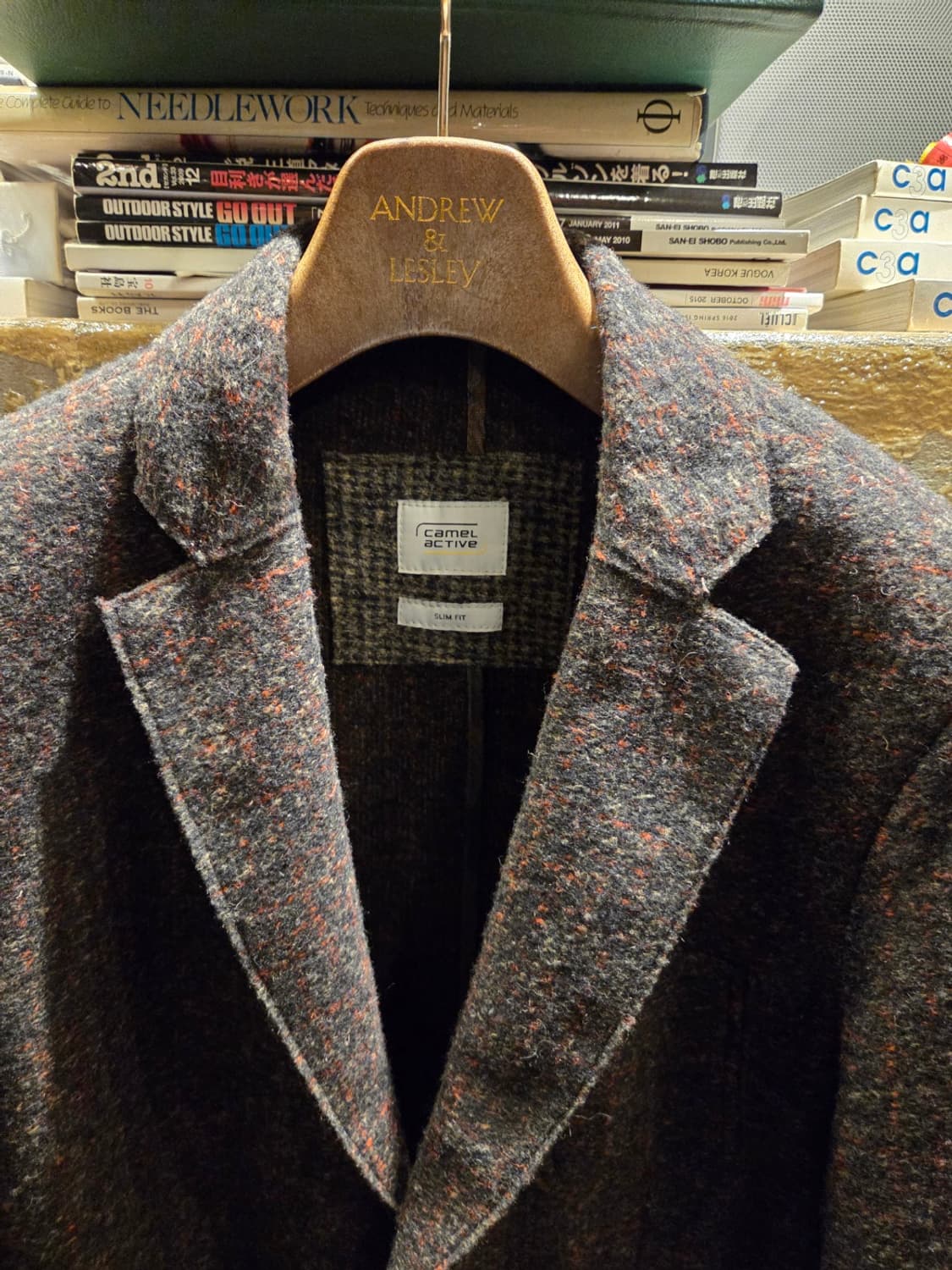 액티브 카멜 트위드자켓 상품이미지4