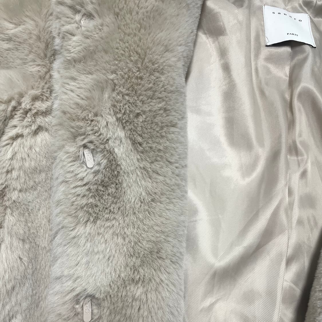 Sandro Fur Hoodie Jacket 상품이미지6