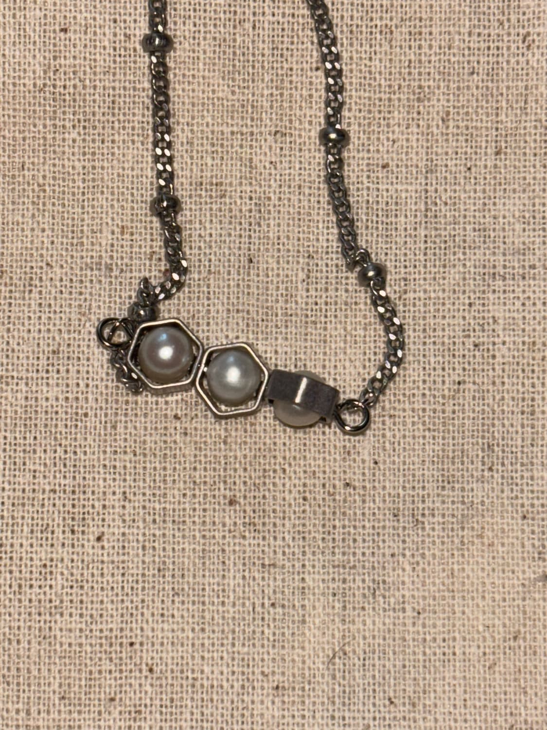 Antique Hexa Pearl Necklace 상품이미지1