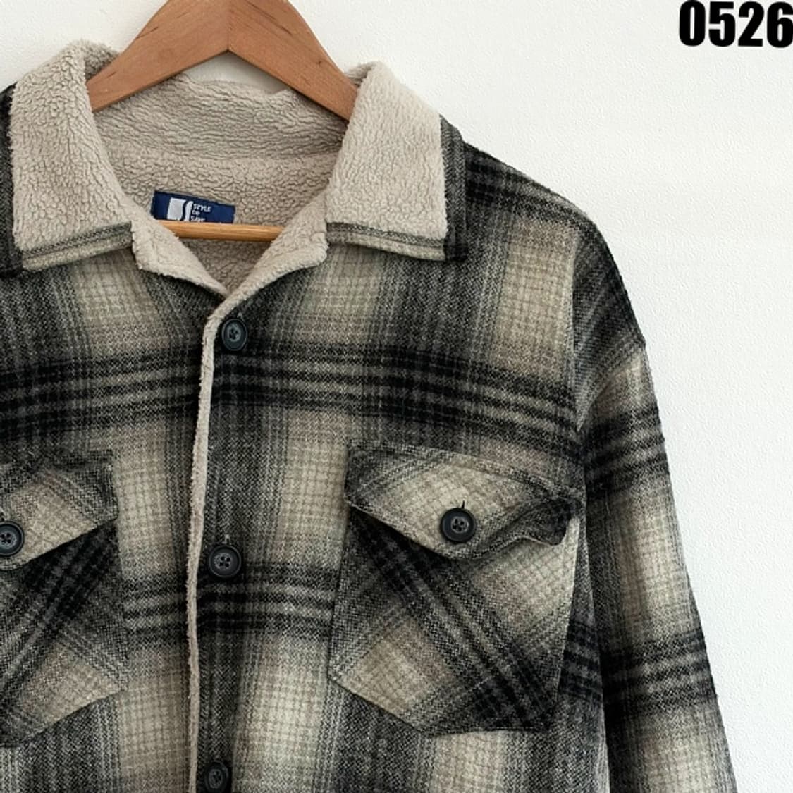 Style to Save 체크패턴 셔즈 자켓 XL 0526 상품이미지2