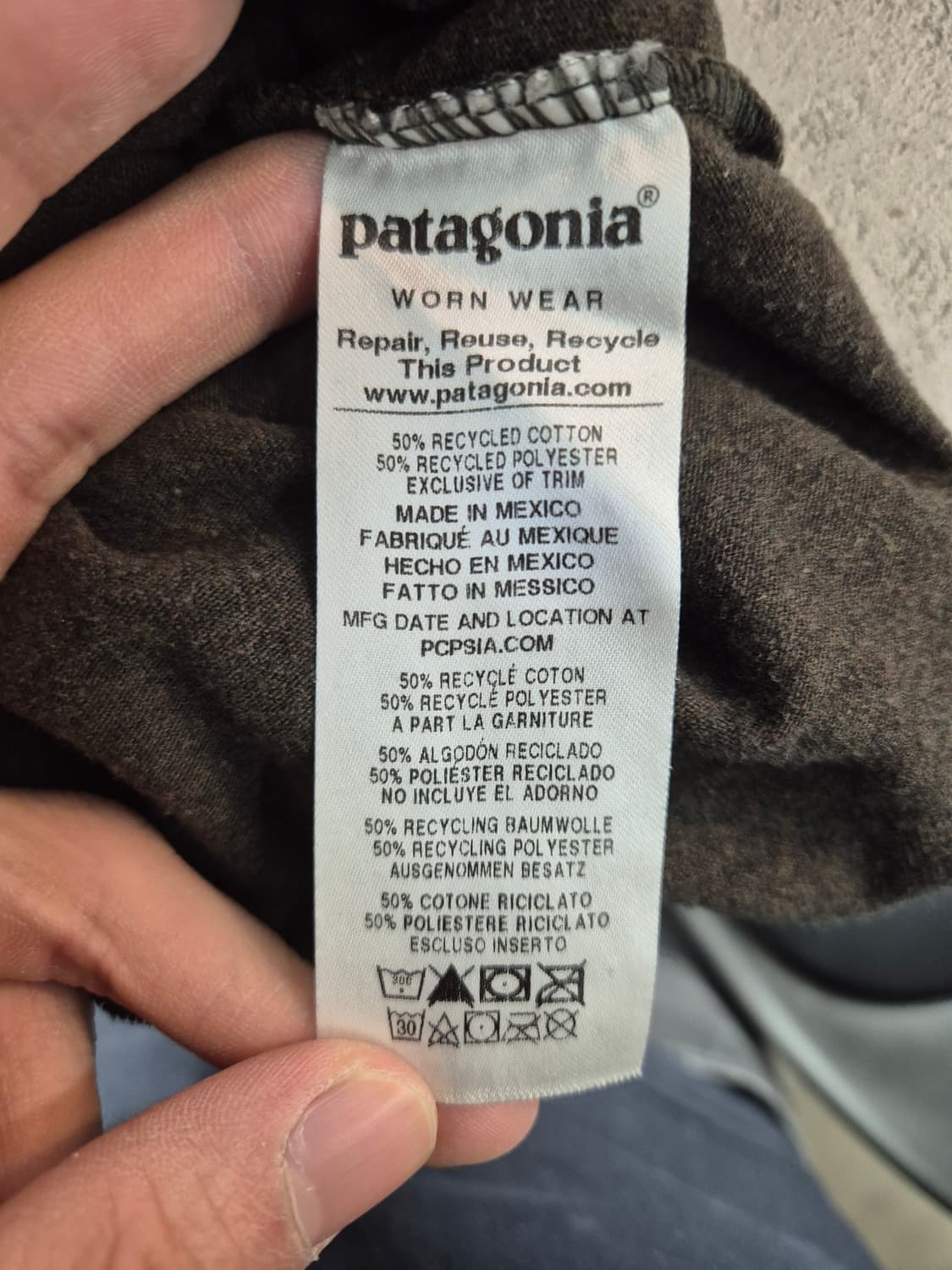 파타고니아 남성 긴팔티 S 사이즈 상품이미지5
