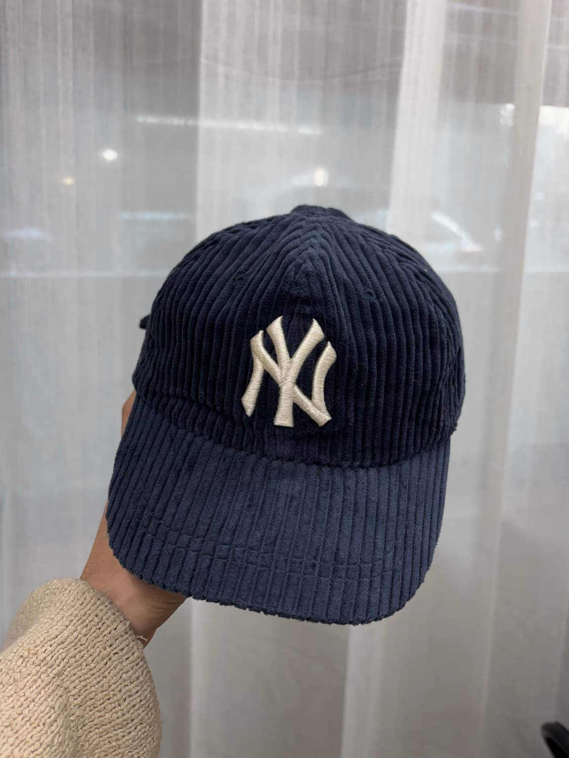 MLB 뉴욕양키스 코듀로이 볼캡 모자 상품이미지1