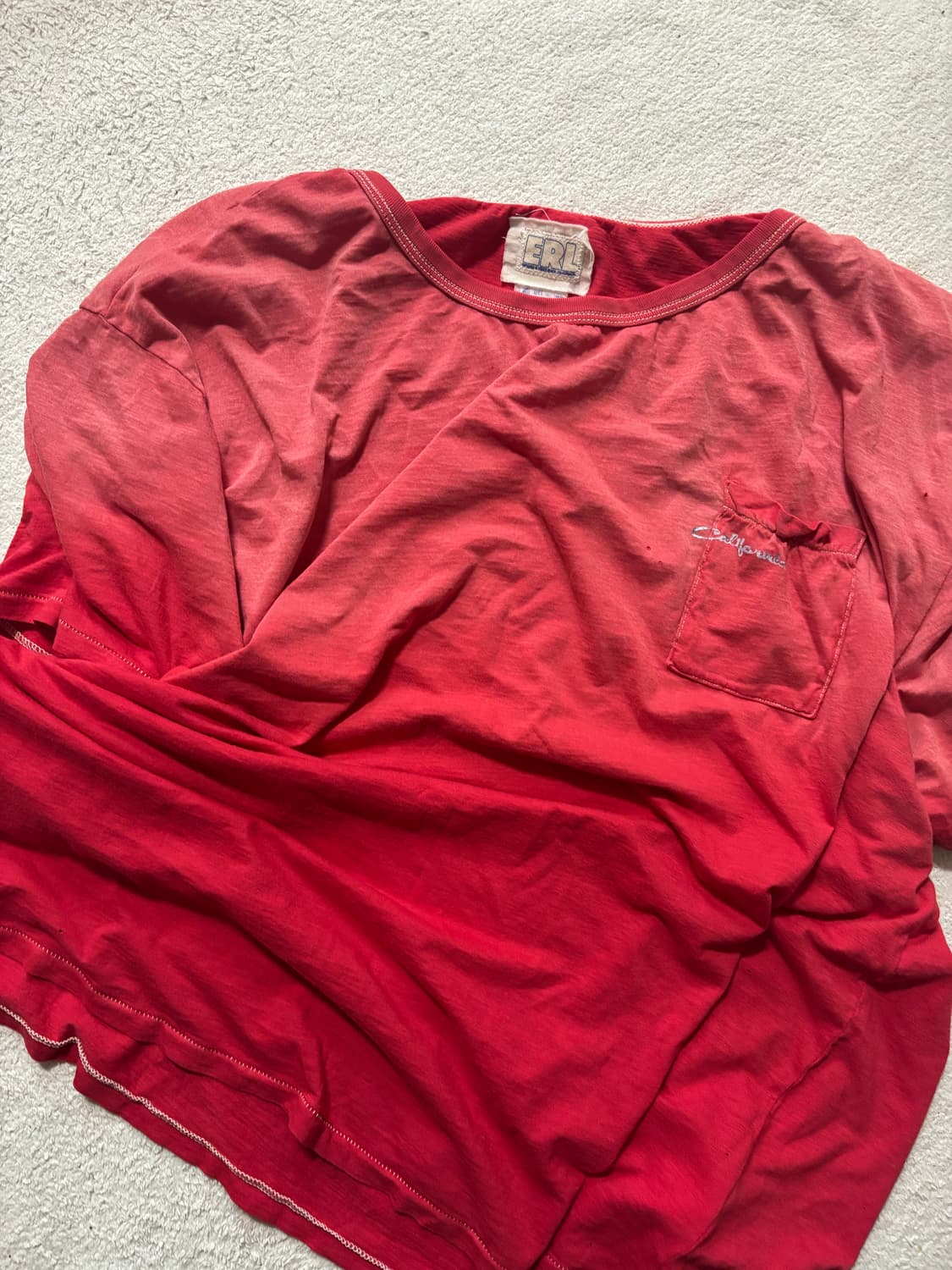 ERL 선페이드 서프 티셔츠 상품이미지2