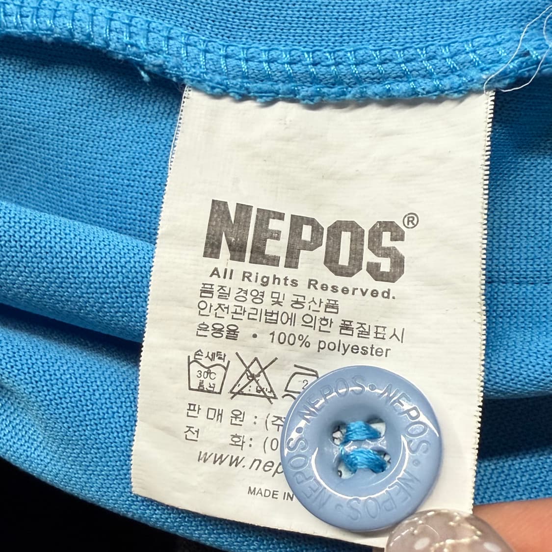 [110] 롯데 자이언츠 올드 유니폼 하늘색 b10 상품이미지5