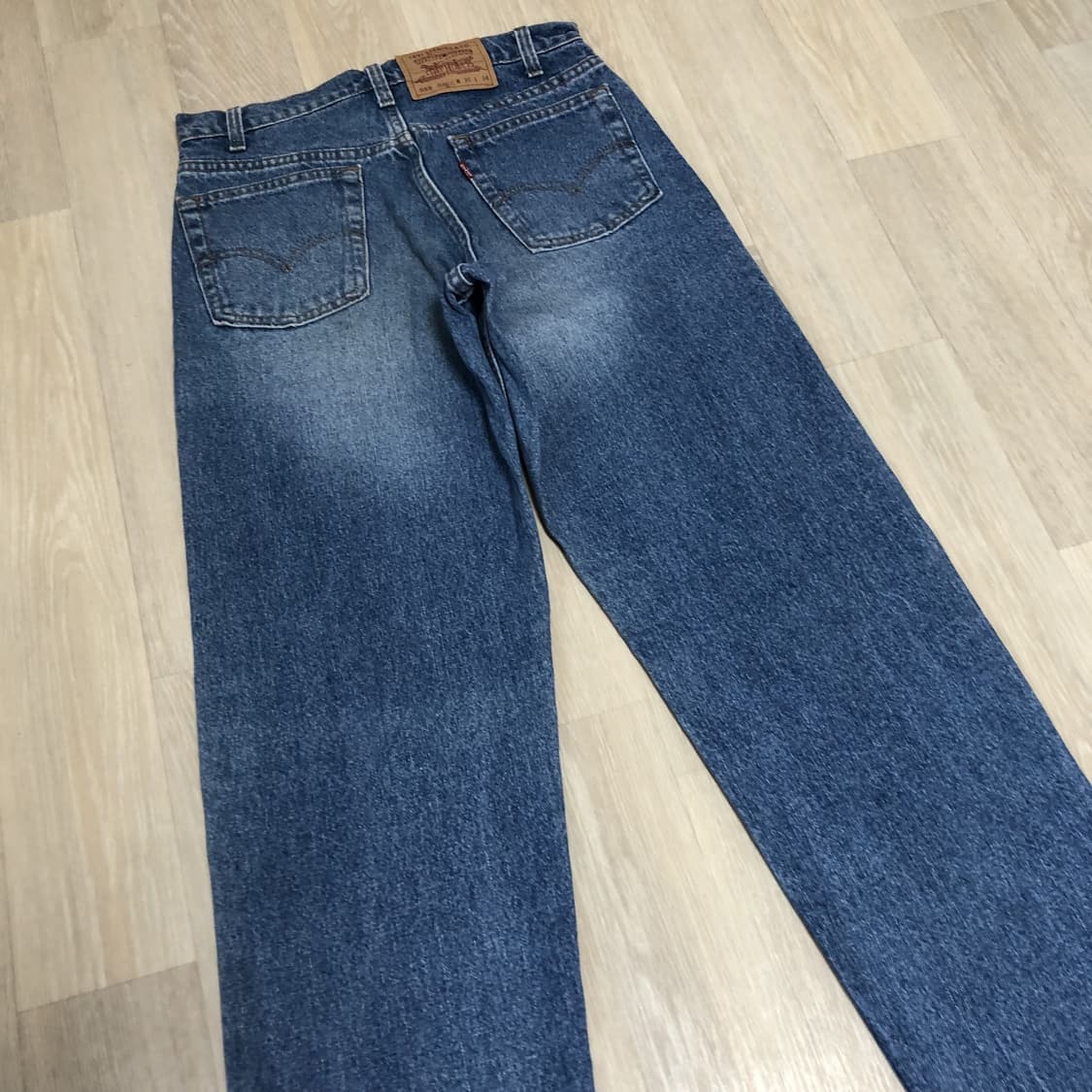 (29) 90's 리바이스 Levi's 미국제 555 릴렉스 스트레이트진 상품이미지9