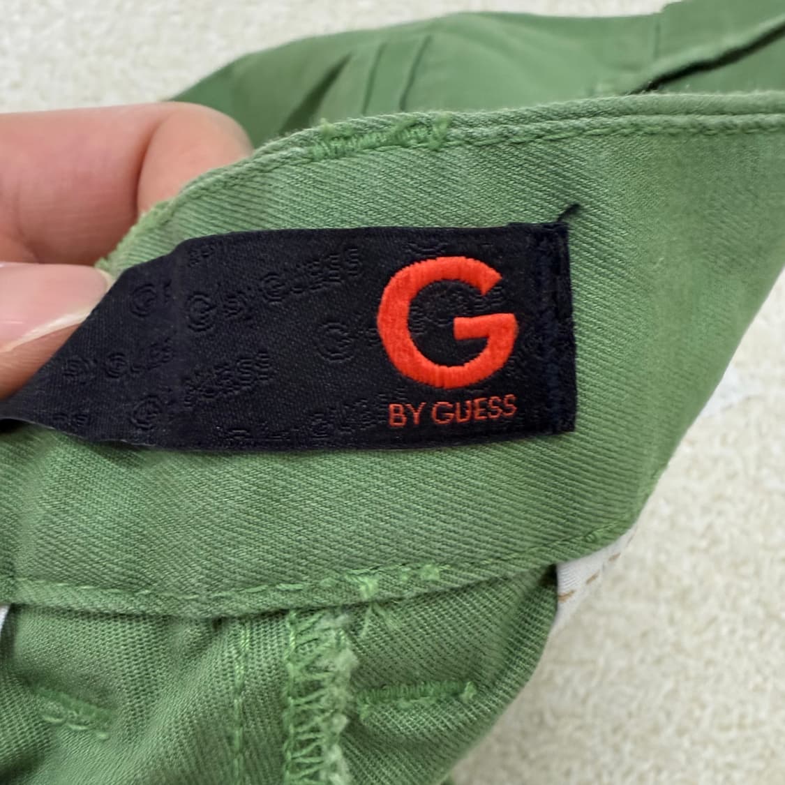 [32] 게스 그린 코튼팬츠  1231T1 상품이미지3