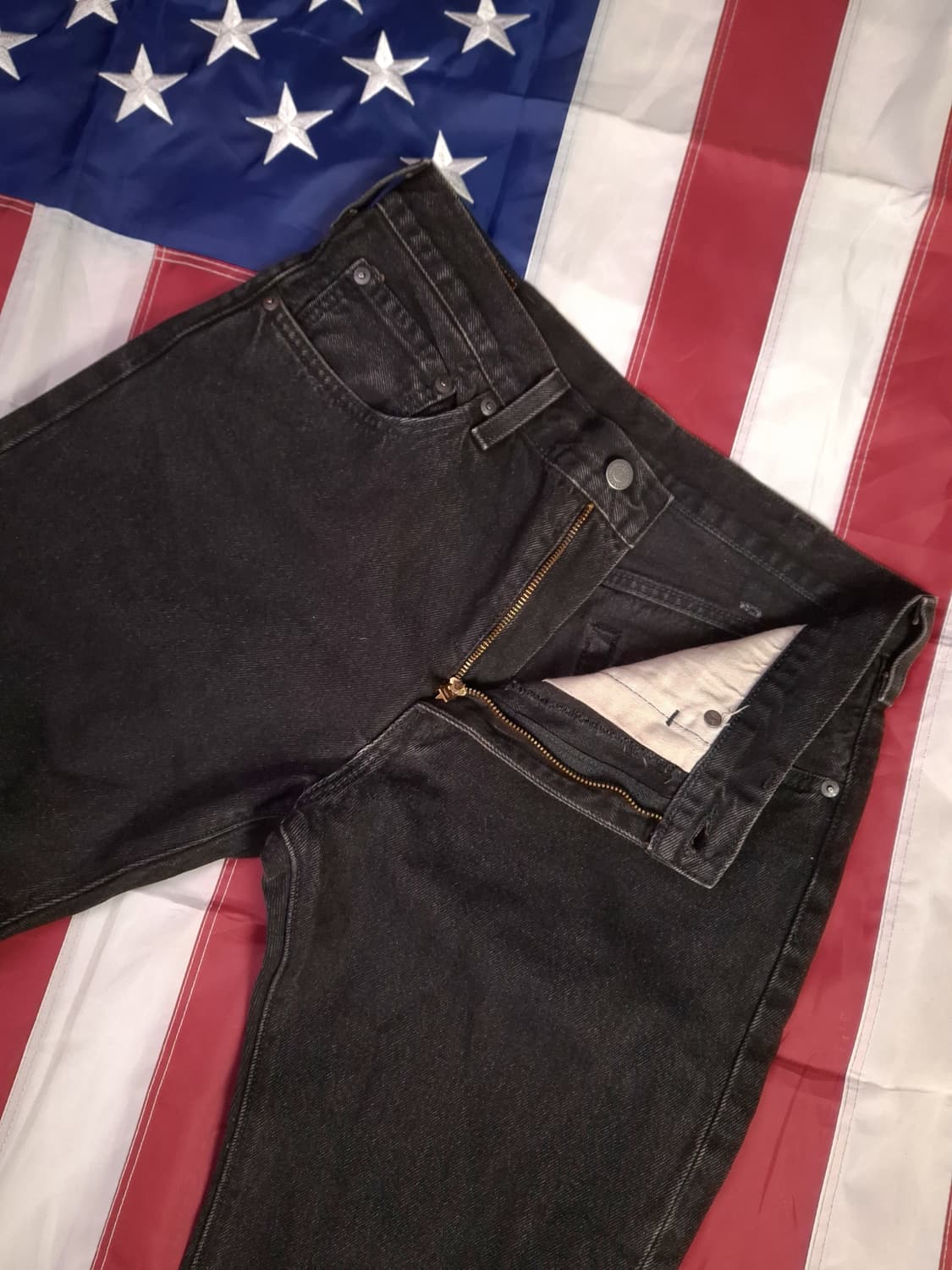 오리지날 리바이스 517 부츠컷 블랙진 상품이미지8