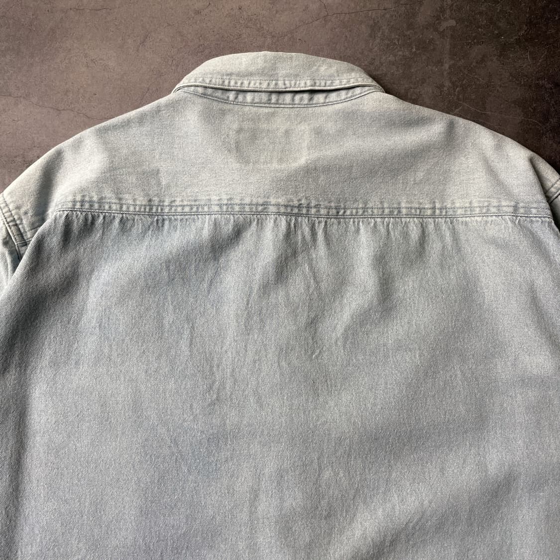 HARVARD 빈티지 라이트블루 데님 코튼셔츠 A00365 상품이미지8