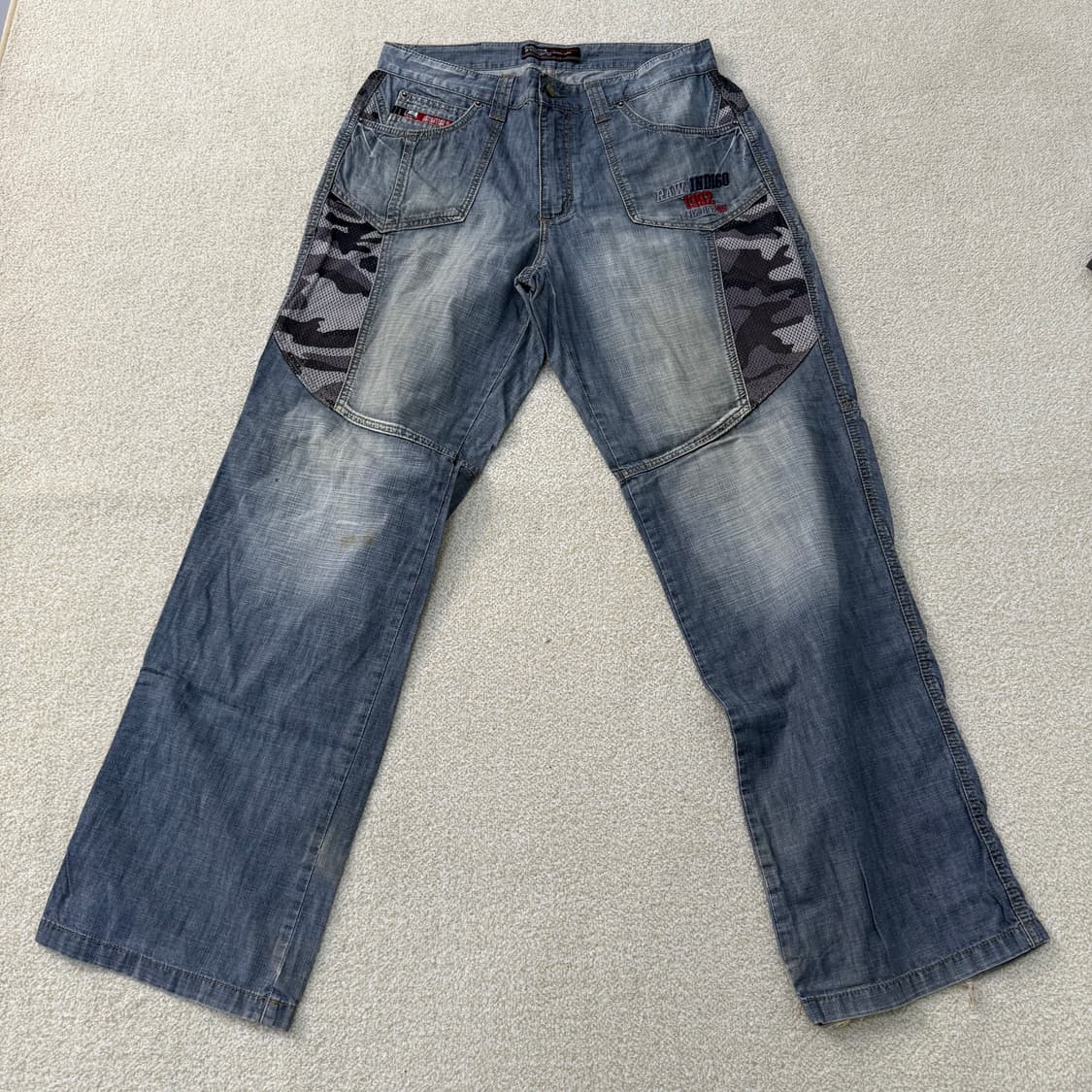 [86] FUBU 후부 올드스쿨 카모패턴 데님팬츠 0107T1 상품이미지1