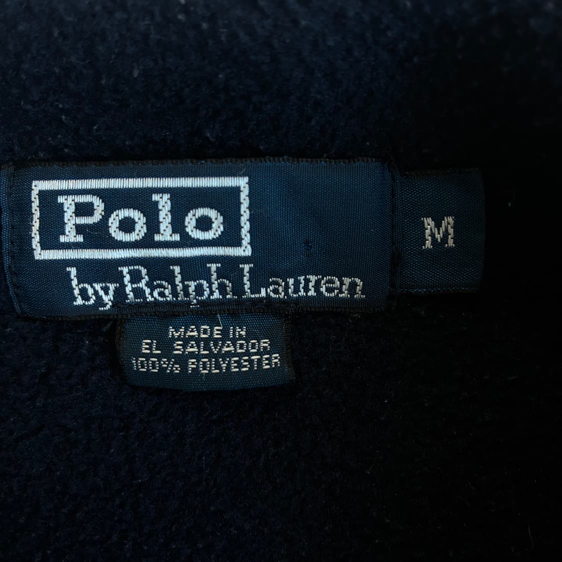 Polo  폴로 랄프로렌 90,s 자수 네이비 반집업 플리스 상품이미지6