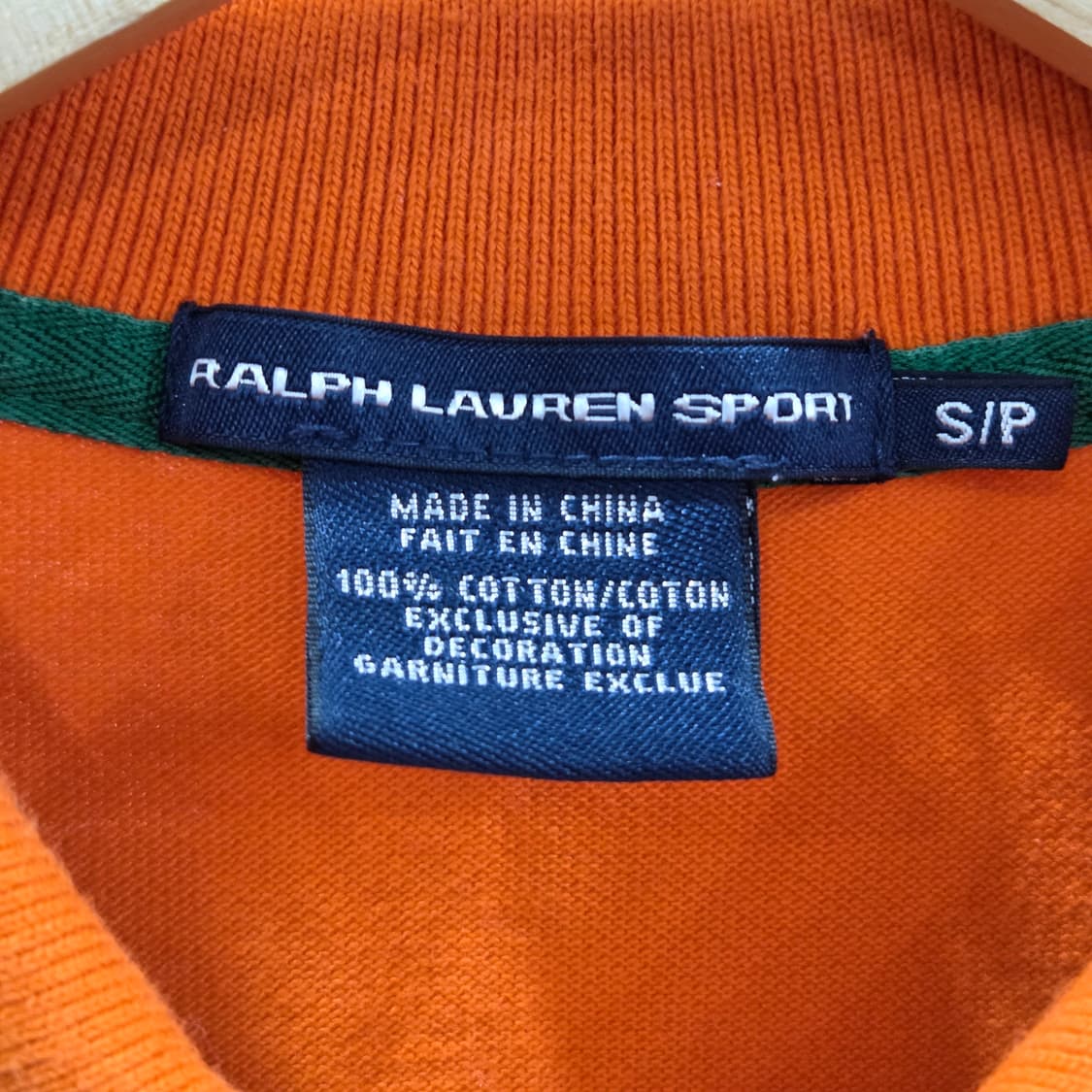 폴로랄프로렌 스포츠 우먼 멀티포니 피케 카라 반팔티 오렌지 S 상품이미지3