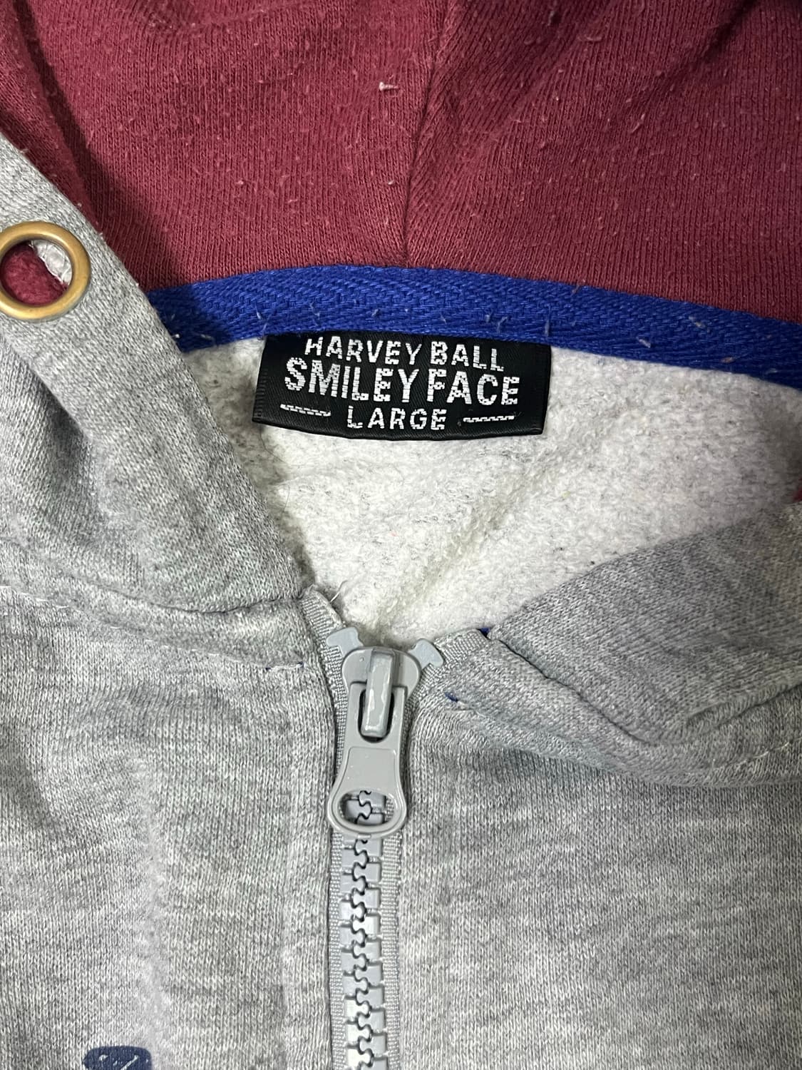 그레이 스마일 후드집업 상품이미지9