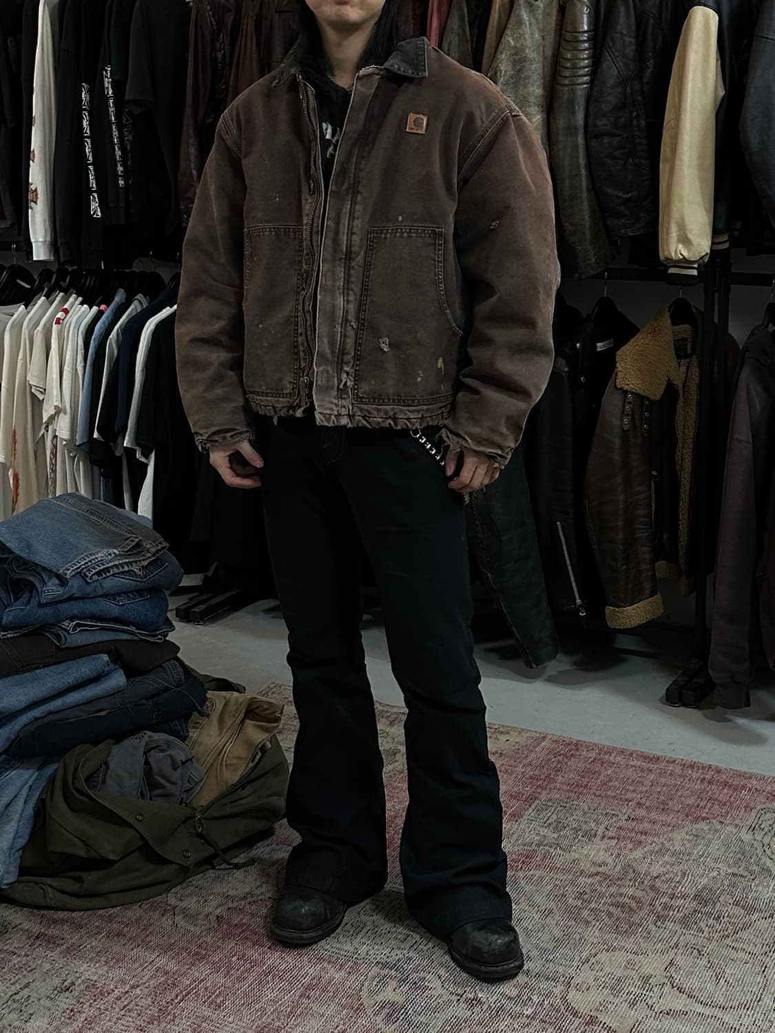 00's OG USA 칼하트 J22 DKB 아크틱 칼하트 디트로이트 상품이미지4