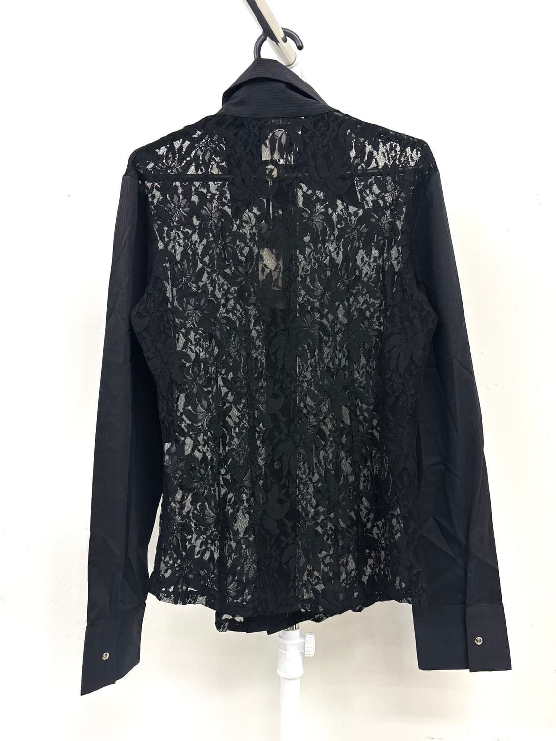 빈티지 고딕 블랙 블라우스 셔츠 상품이미지9