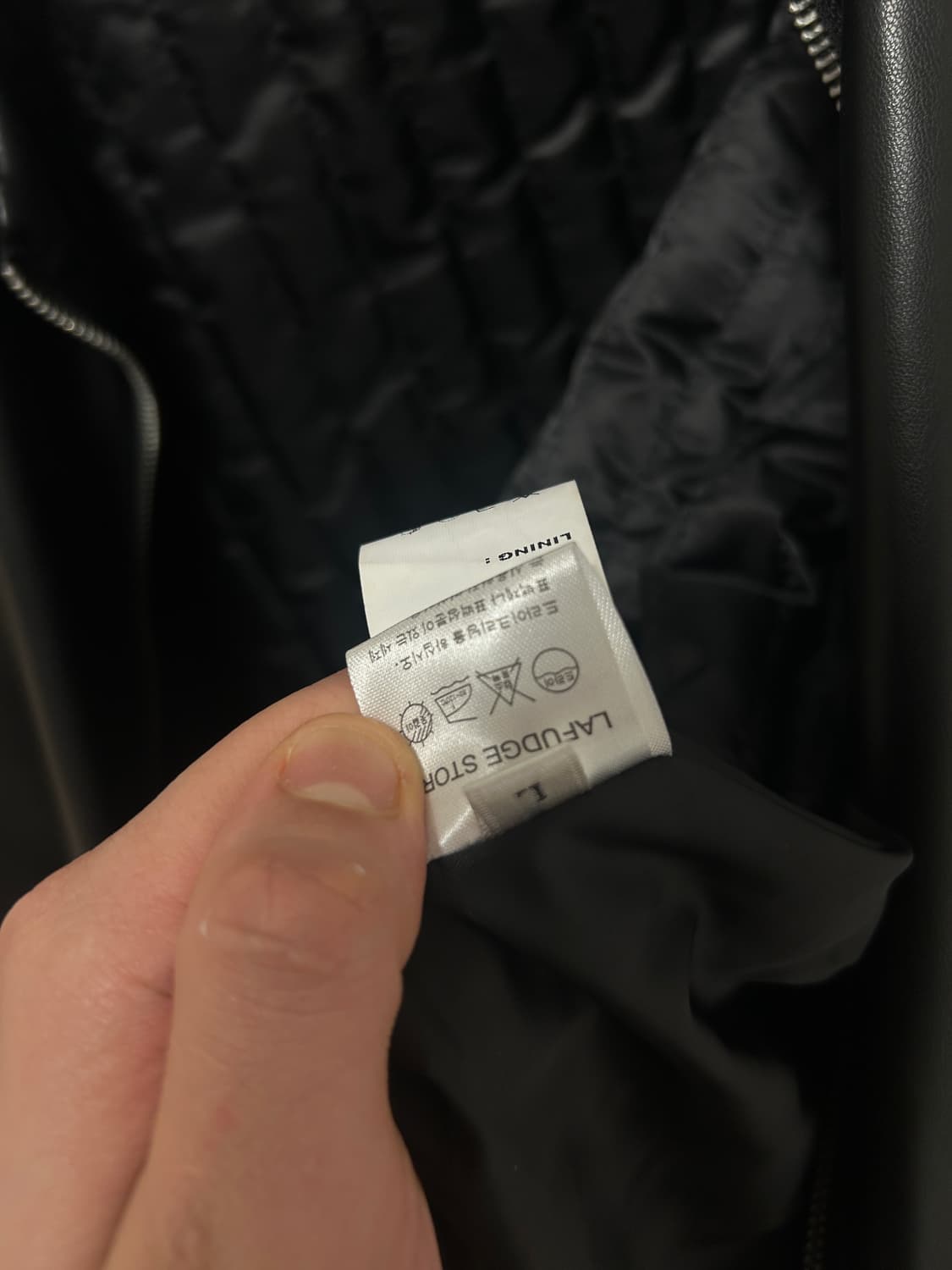 라퍼지스토어 레더 블루종[L] 상품이미지3