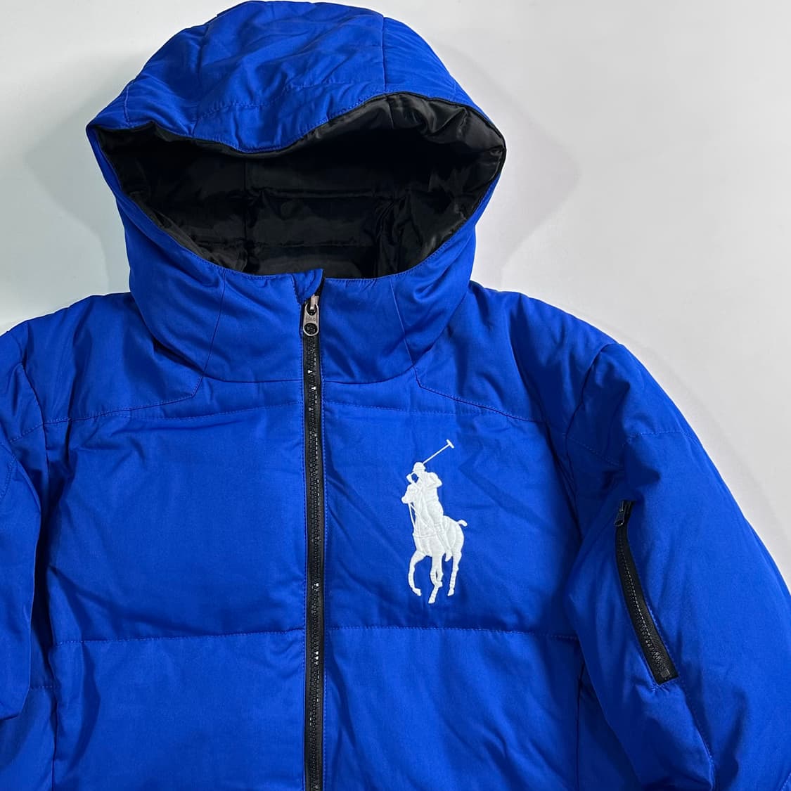 폴로 랄프로렌 보이스 빅포니 블루 패딩 상품이미지4