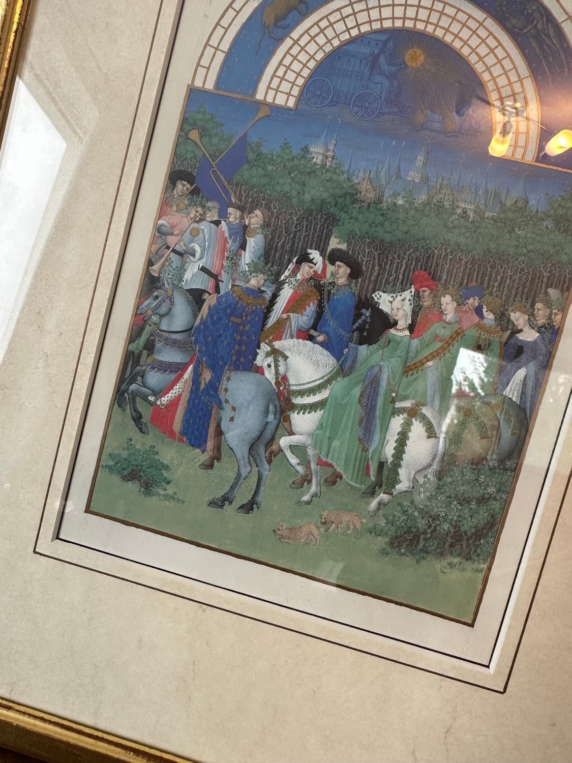 독일)빈티지 Limbourg brothers 5월 액자 상품이미지2