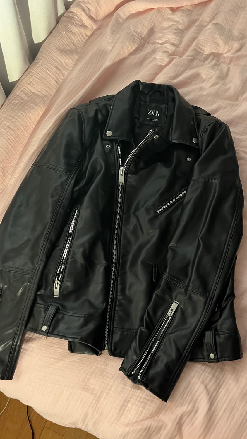 자라 가죽자켓 L 상품이미지1