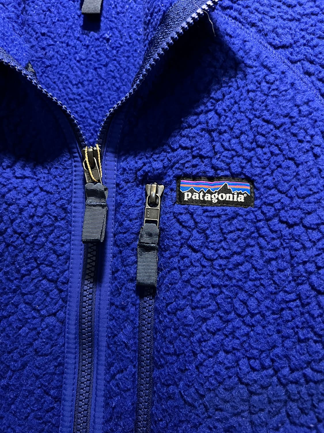 [2XL]파타고니아 빈티지블루 레트로 플리스 자켓 상품이미지3