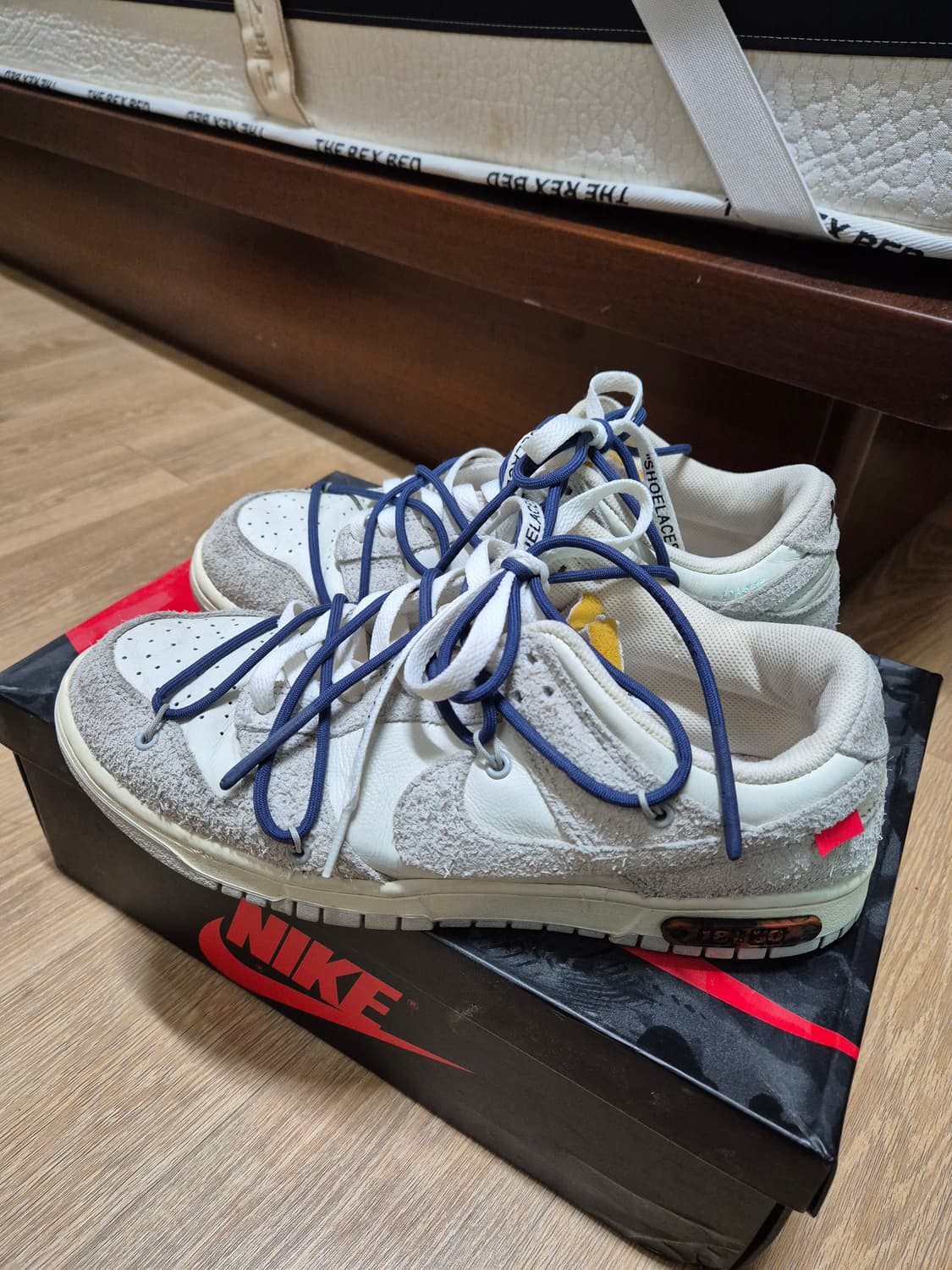 [270] 나이키 오프화이트 덩크 로우 18번 조던 265 275 상품이미지4